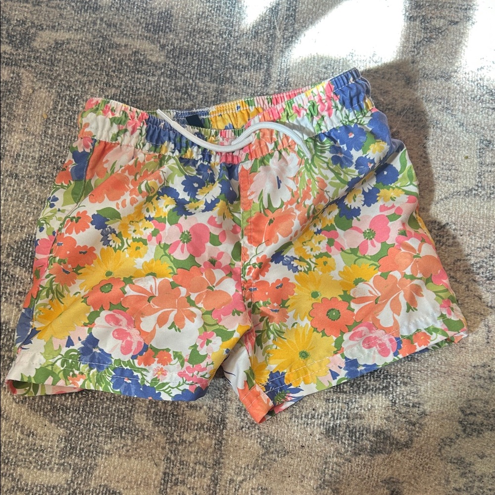 Janie and Jack Floral Bathing Suit Bottoms - Multicolor